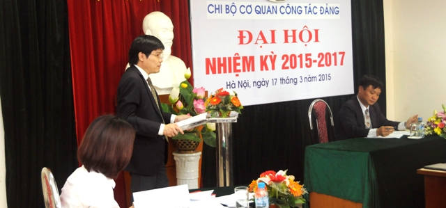 Đảng ủy Tổng công ty Quản lý bay Việt Nam chỉ đạo Đại hội Đảng các cấp tiến tới Đại hội Đảng bộ nhiệm kỳ 2015-2020